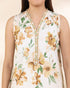 Unstitched Women's Off White Lawn 3 Piece Suit